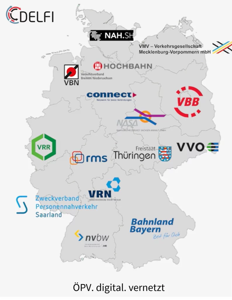 connect-fahrplanauskunft auf delfi-deutschlandkarte